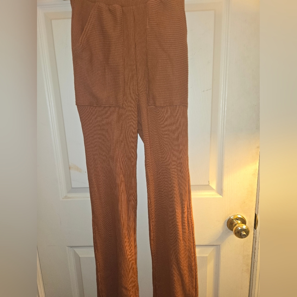 NWT Free People Orange Sweater And Pants-FP BEACH XS - Picture 7 of 8
